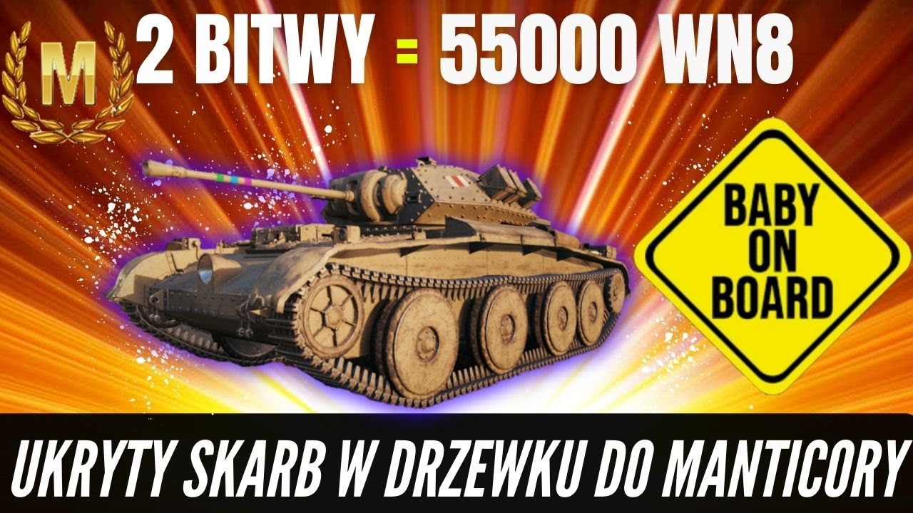 Ukryty Skarb W Drzewku do Manticory !!! 2 bitwy = 55000 WN8