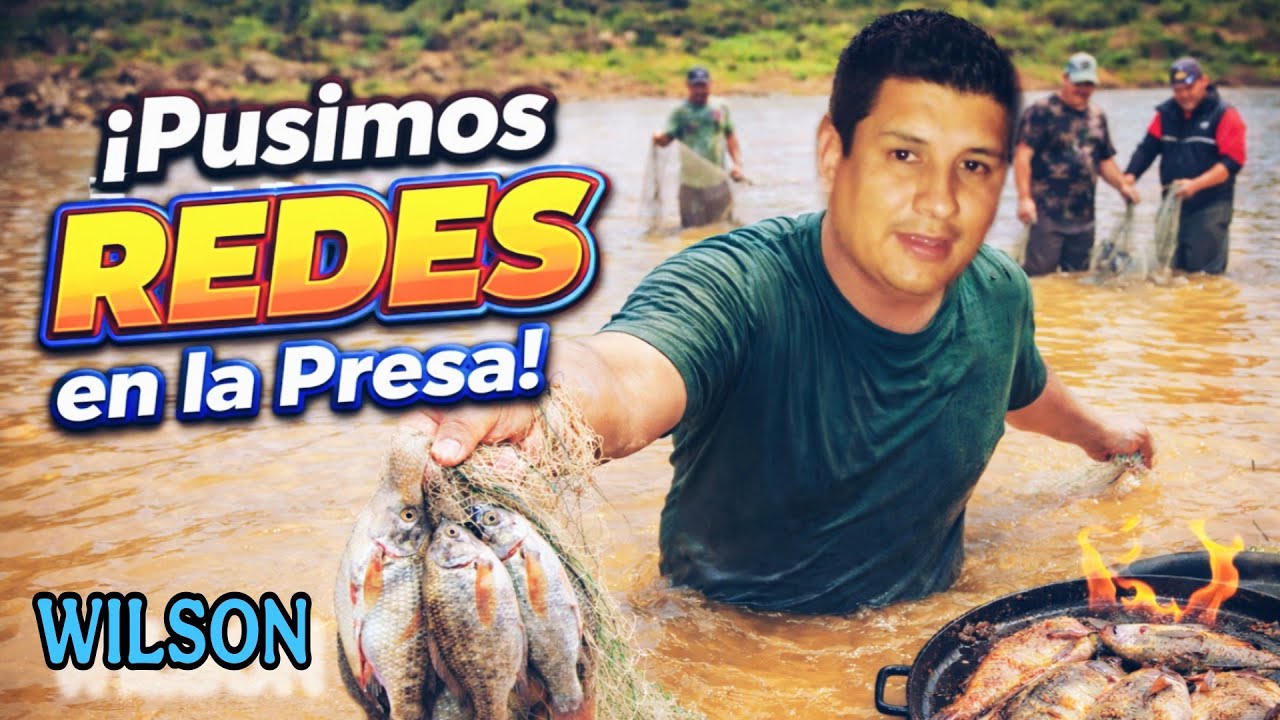 Pesca en la PRESA DE WILSON  así disfrutamos hasta que cayó la noche...