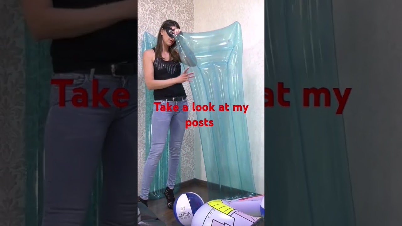 Poor inflatable / Pool toy stomping /popping :) take a look at my posts :)