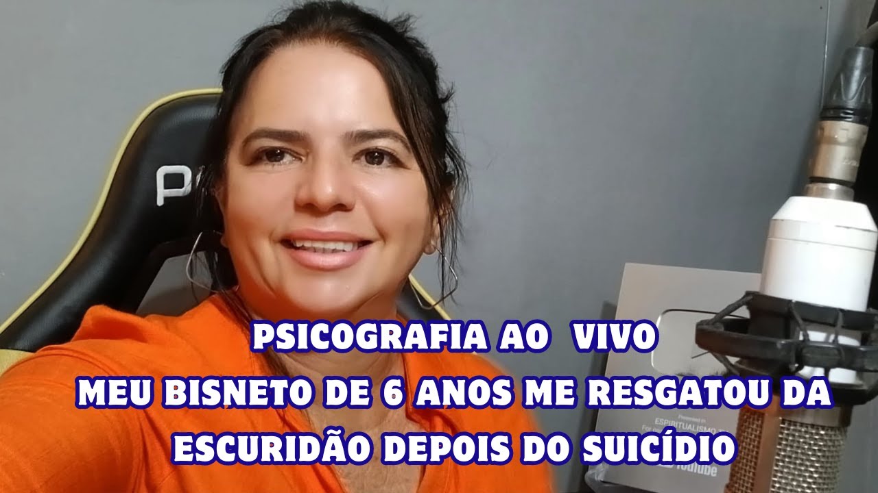 PSICOGRAFIA MEU BISNETO DE 6 ANOS ME RESGATOU DA ESCURIDÃO DEPOIS DE EU TER COMETIDO SUICIDIO