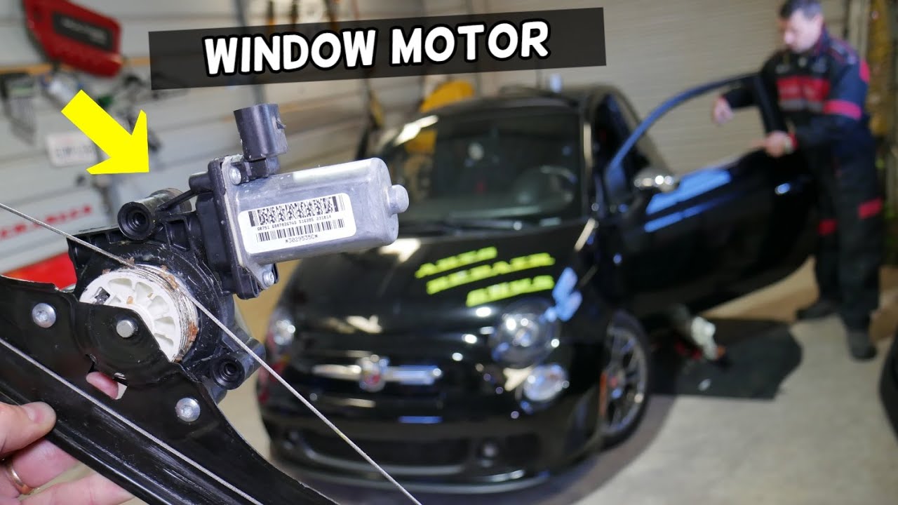 FIAT 500 WINDOW MOTOR REPLACEMENT. WINDOW NOT WORKING