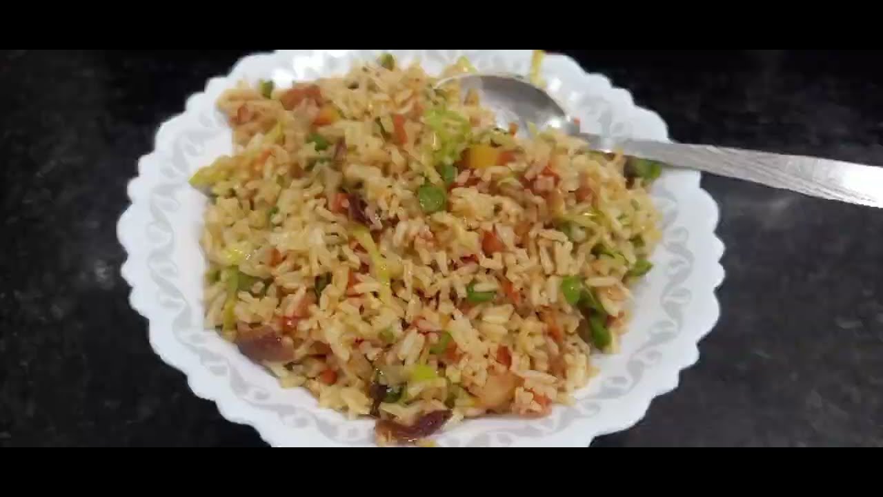 Restaurant Style yummy tasty fried rice at home❤️🎊