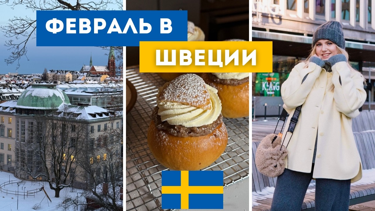 КАК ПЕРЕЖИТЬ ФЕВРАЛЬ В ШВЕЦИИ | РЕАЛЬНАЯ ЖИЗНЬ #sweden #stockholm #winter 