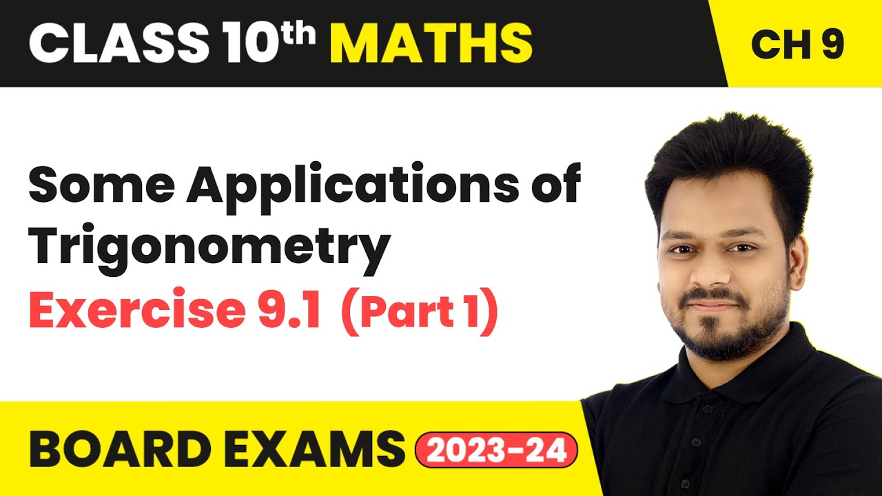 Some Applications of Trigonometry - Exercise 9.1 (Part 1) | Class 10 Maths Chapter 9