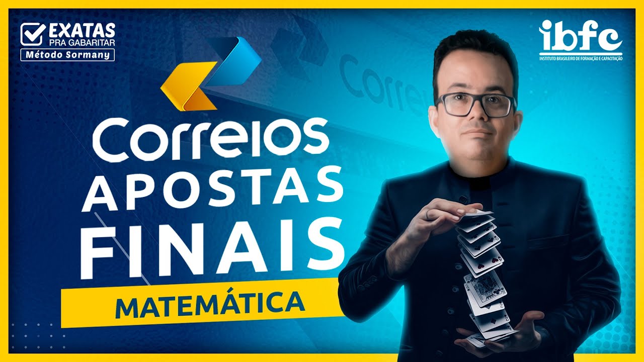 📬APOSTAS FINAIS para os CORREIOS  -  MATEMÁTICA -REVISÃO DE VÉSPERA