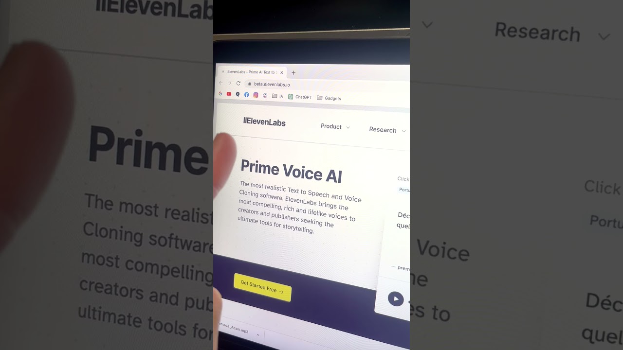 G&eacute;n&eacute;rer des Voix Authentiques et R&eacute;alistes avec l'IA d'Eleven Labs 🤖