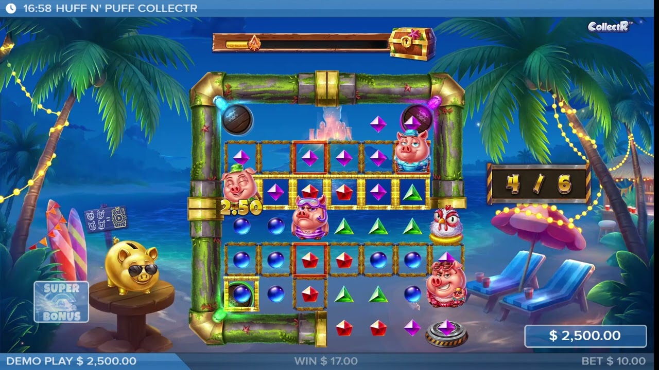 Huff N&rsquo; Puff CollectR 🐷 Super Bonus Showcase | ELK Studios Slot Preview 2025