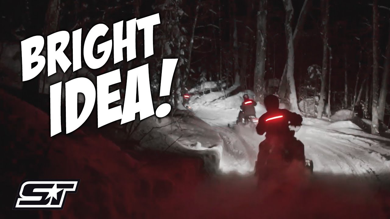 Increase Visibility & Safety When Riding at Night | LED Jacket and Helmet Light
