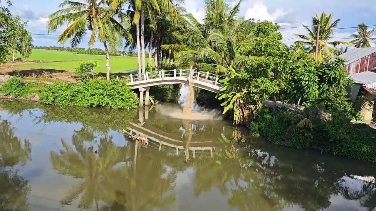 Cầu Công Sự U Minh Thượng về Bến phà Thầy Qươn con đường gần nhất ít ai biết