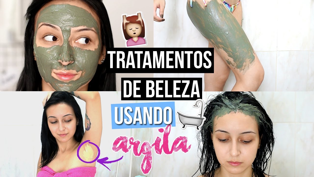 O PODER DA ARGILA NO ROSTO, CORPO E CABELO