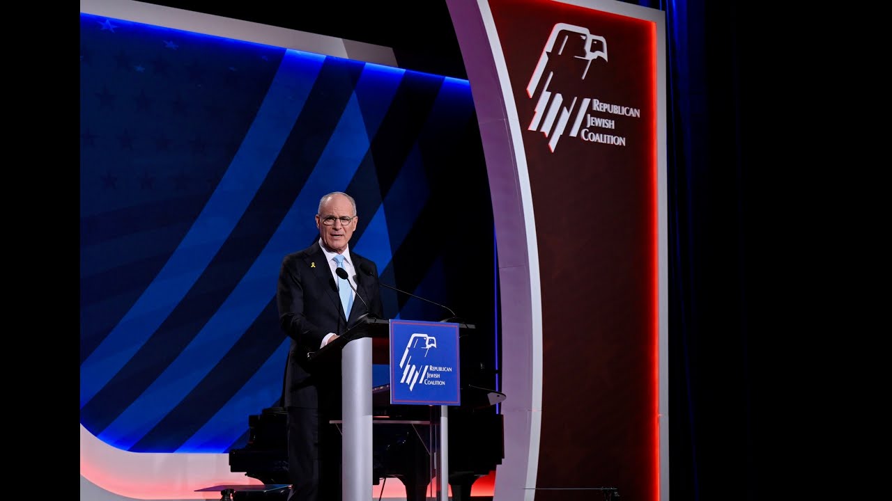 Israeli Ambassador to the US Yechiel Leiter’s remarks to the RJC Annual Leadership Summit