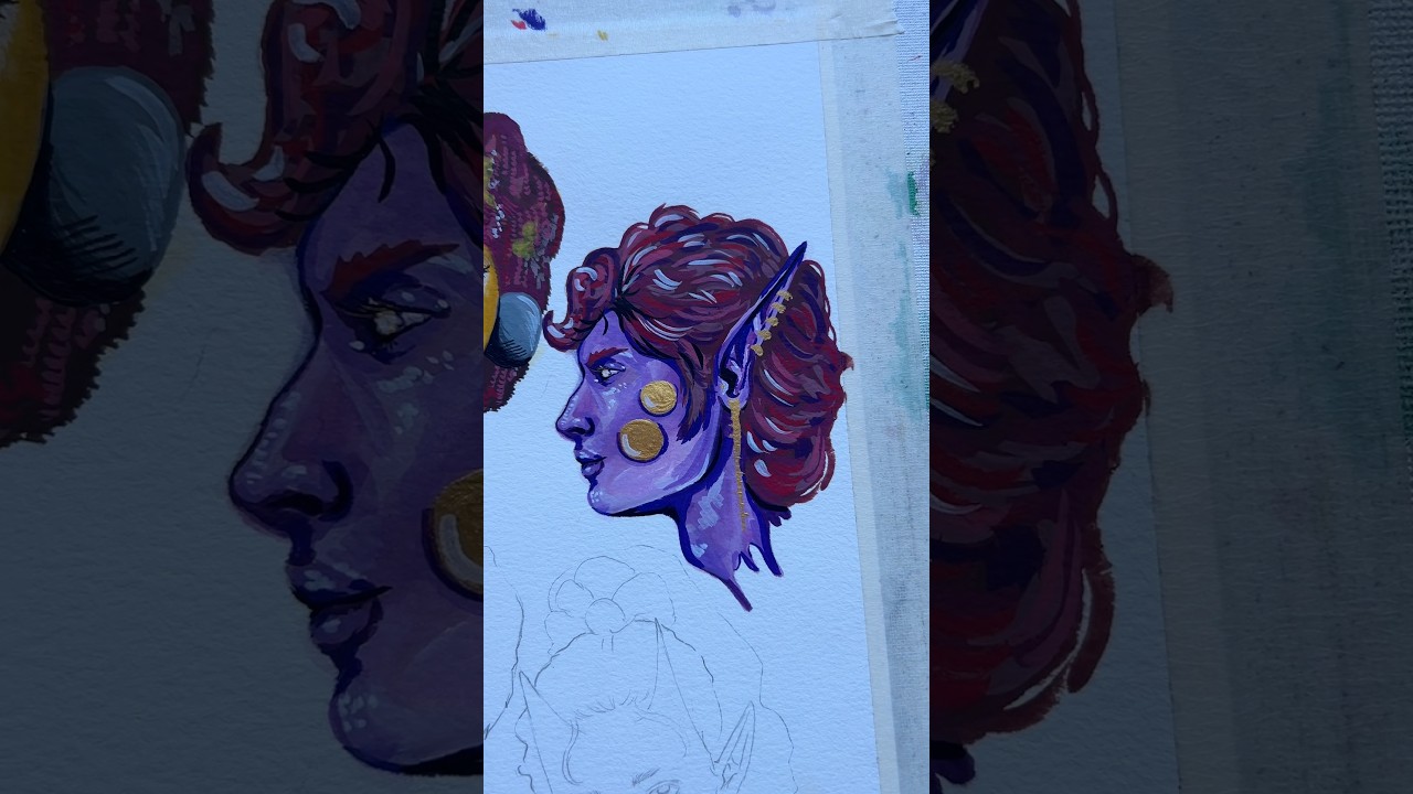 Tips de gouache #art #arteparaprincipiantes #dibujo