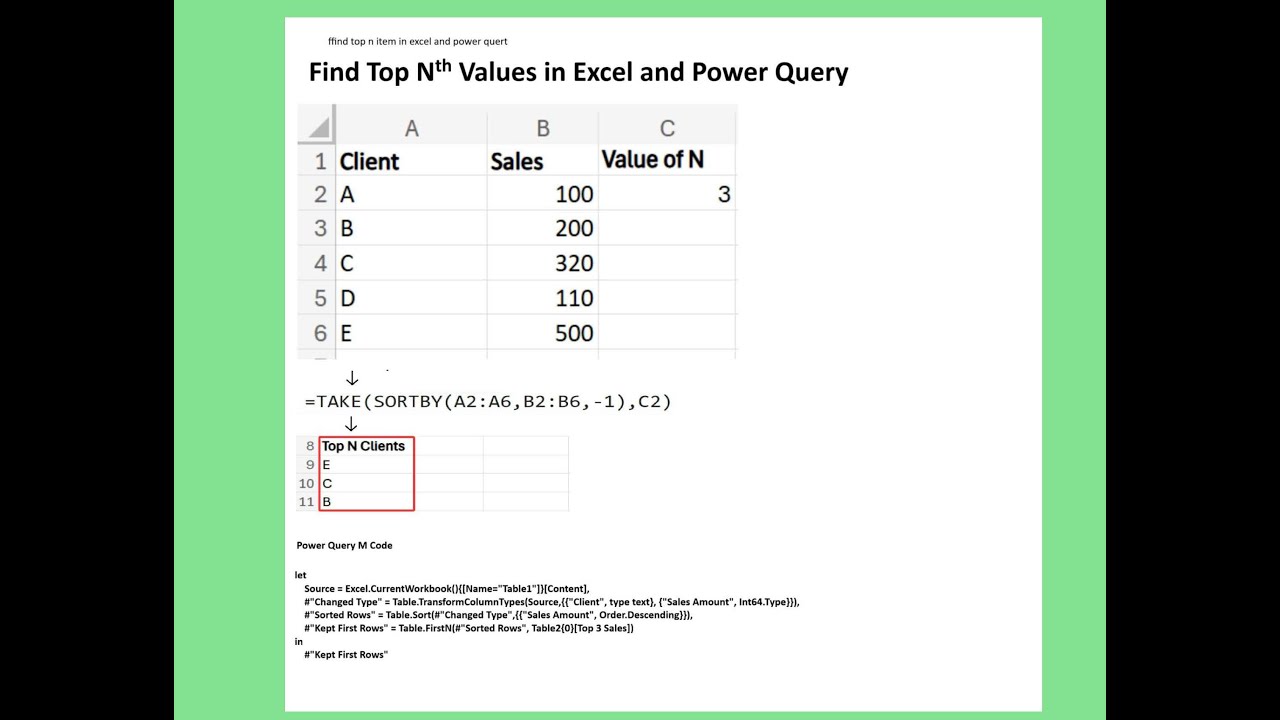 Power Query 19: How To Find the First, 2nd or Nth Match Value in Excel and Power Query