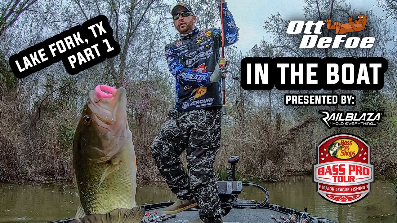 In the Boat at the Lake Fork Bass Pro Tour - Part 1