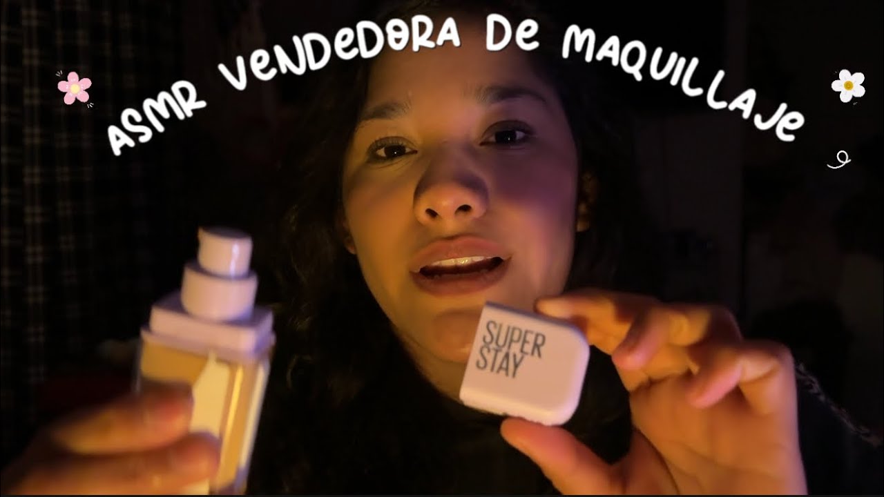 Asmr vendedora de maquillaje #asmr #makeup 