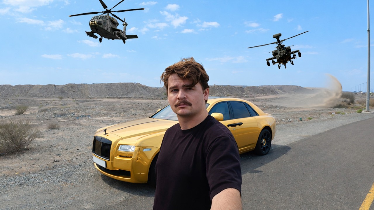 Спасаясь от войны на Ближнем Востоке... на золотом Роллс-Ройсе.