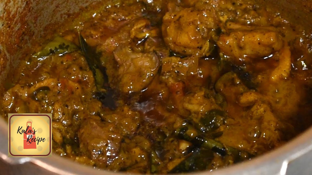 பெப்பர் சிக்கன் செமி கிரேவி -சாதம், சப்பாத்தி & தோசைக்கு |Pepper Chicken semi gravy