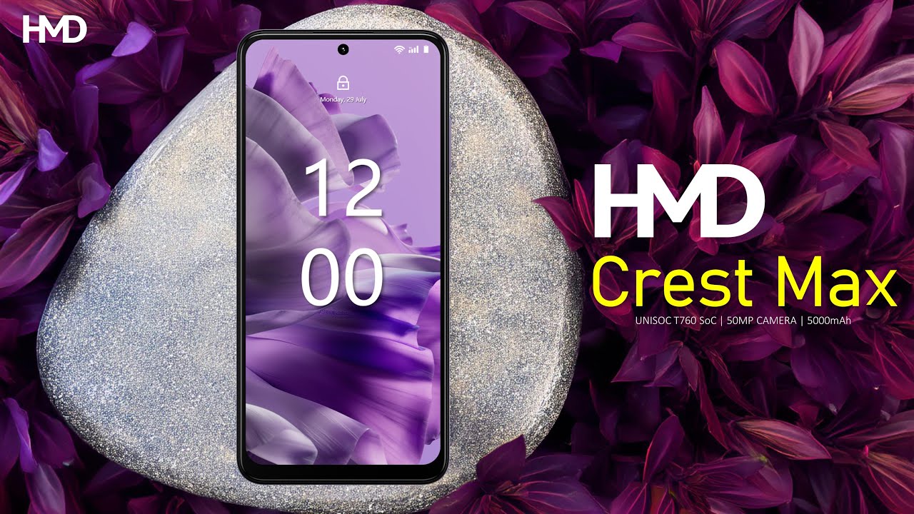 Цена HMD Crest Max, официальный внешний вид, дизайн, характеристики, 8 ГБ ОЗУ, камера, функции | ...