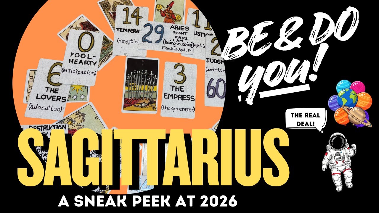 SAGITTARIUS A new DIVINELY guided OPPORTUNITY to SUCCEED at what you LOVE SNEAK PEEK 2026 #sag/tarot