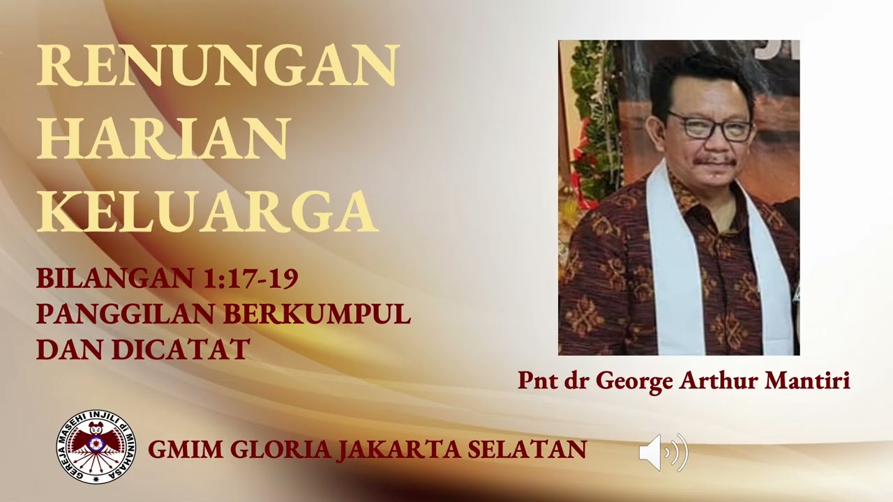 Panggilan Berkumpul dan Dicatat - RHK - Bilangan 1:17-19