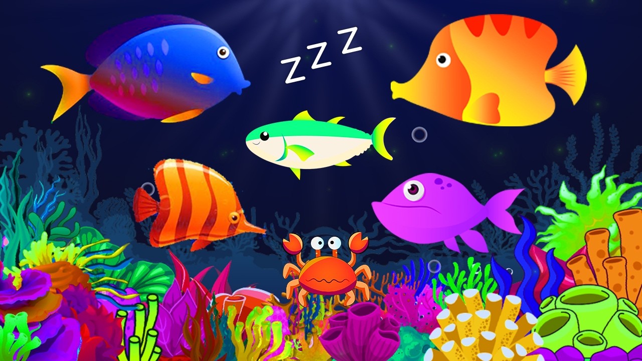 Ultimate Baby Sleep Music 💤 Undersea Fish Mozart Lullaby #447