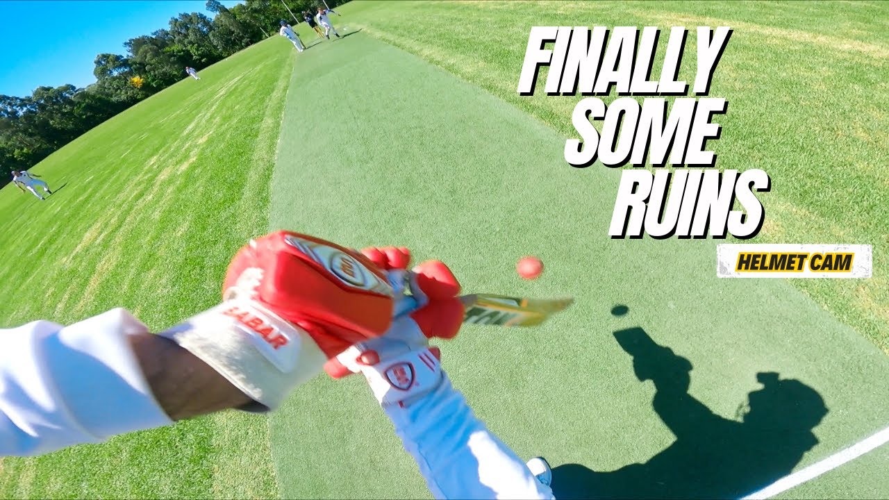Finally Some RUNS In Grade Cricket Match | GOPRO Helmet Cam