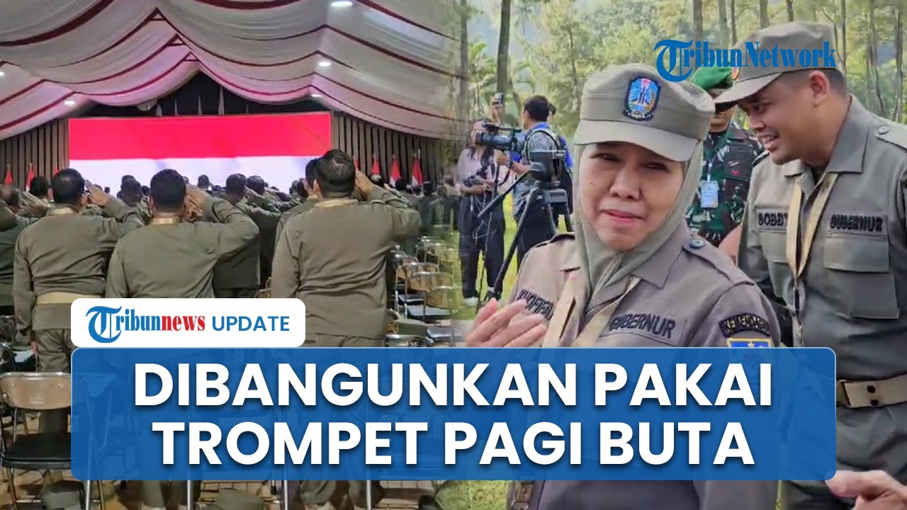 Retreat Hari Kedua: 450 Kepala Daerah Dibangunkan Pakai Trompet, Kenakan Seragam Satpol PP