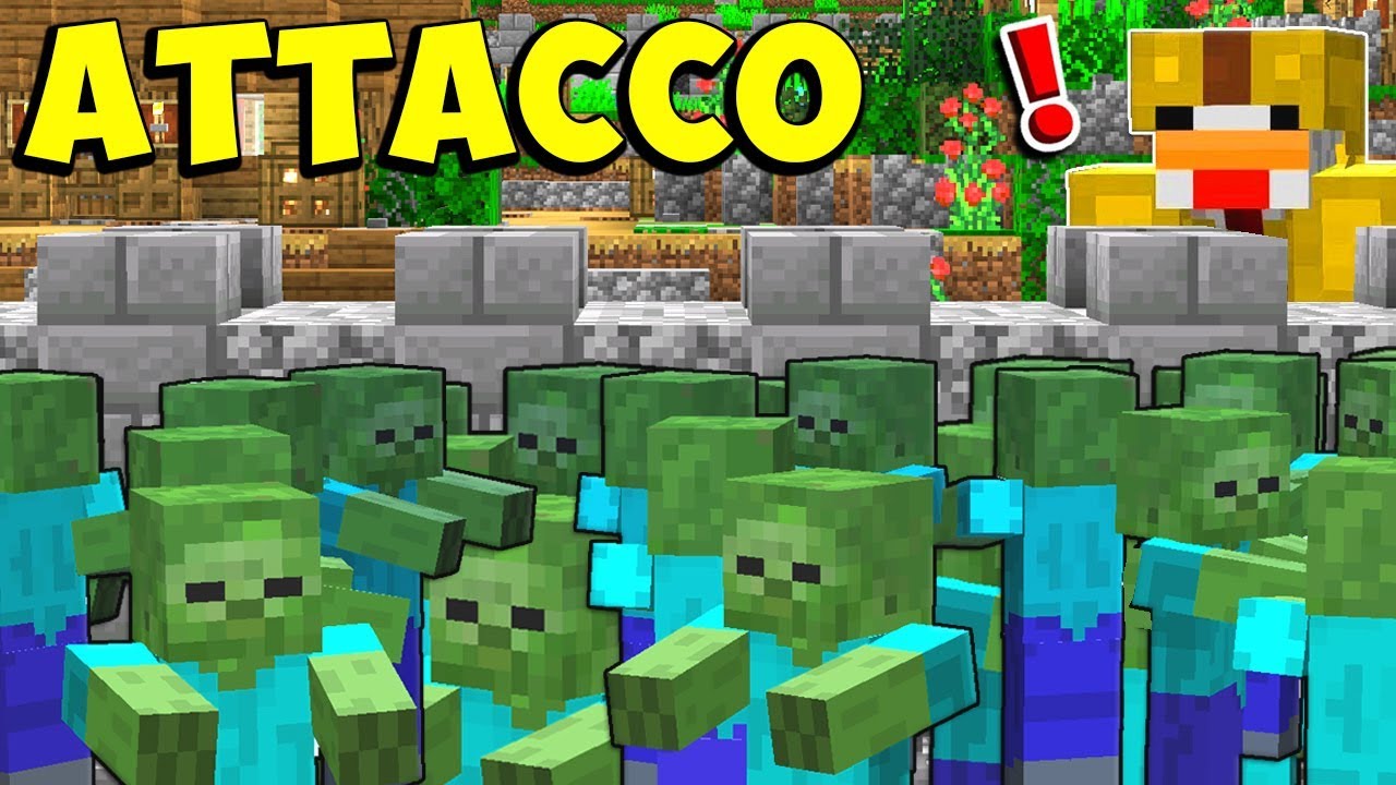 GLI ZOMBIE ATTACCANO LA MIA CASA! - Minecraft ITA