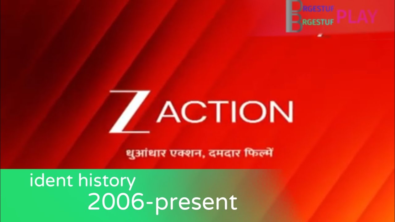 ZEE action now (action cinema) ident history 2006-present