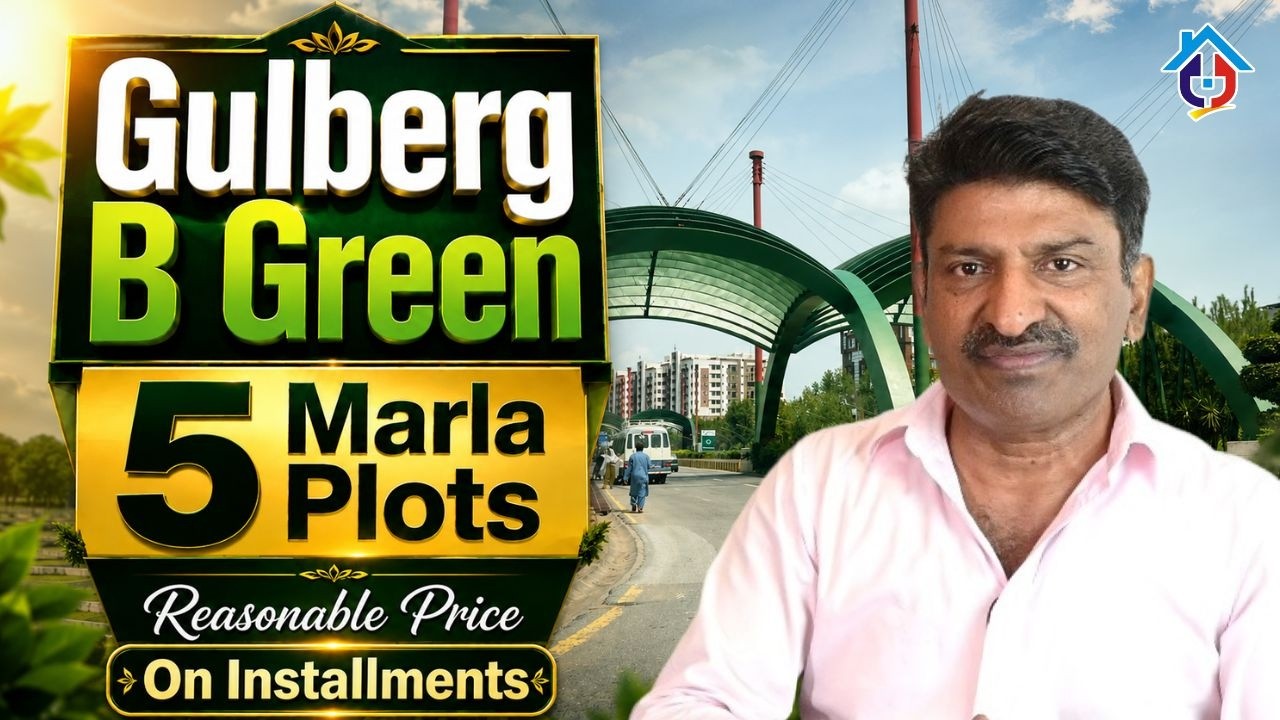 5 Marla Plots For Sale in Gulberg B Green Islamabad on Installments | 35 Lakh Booking - 1 Year Plan