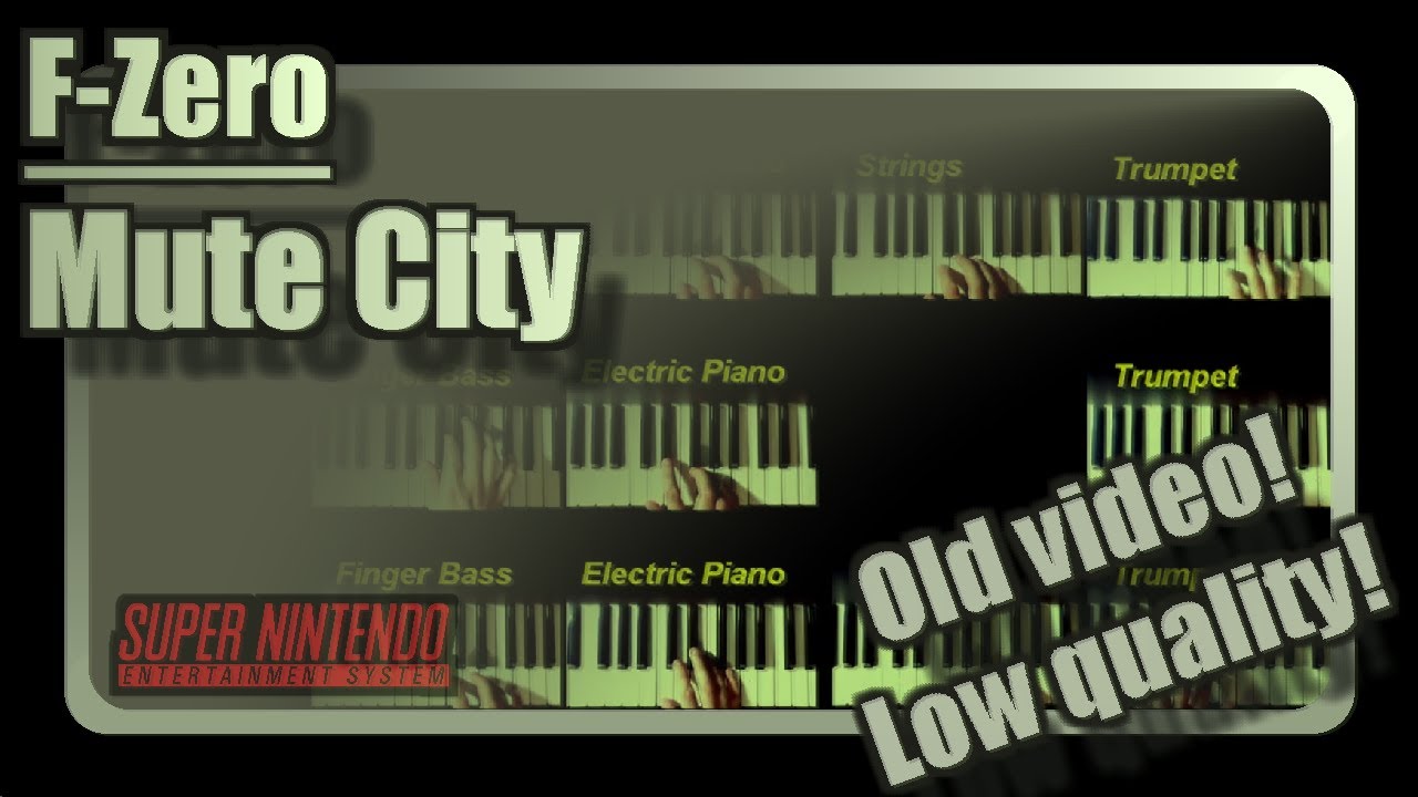 Mute City (F-Zero, SNES) - All tracks on keyboard