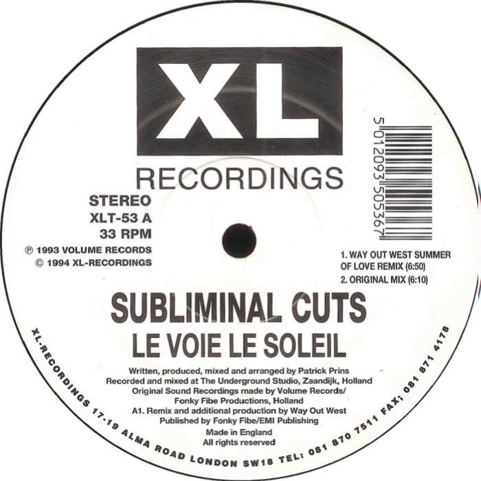 Subliminal Cuts - Le Voie Le Soleil (Original Mix)