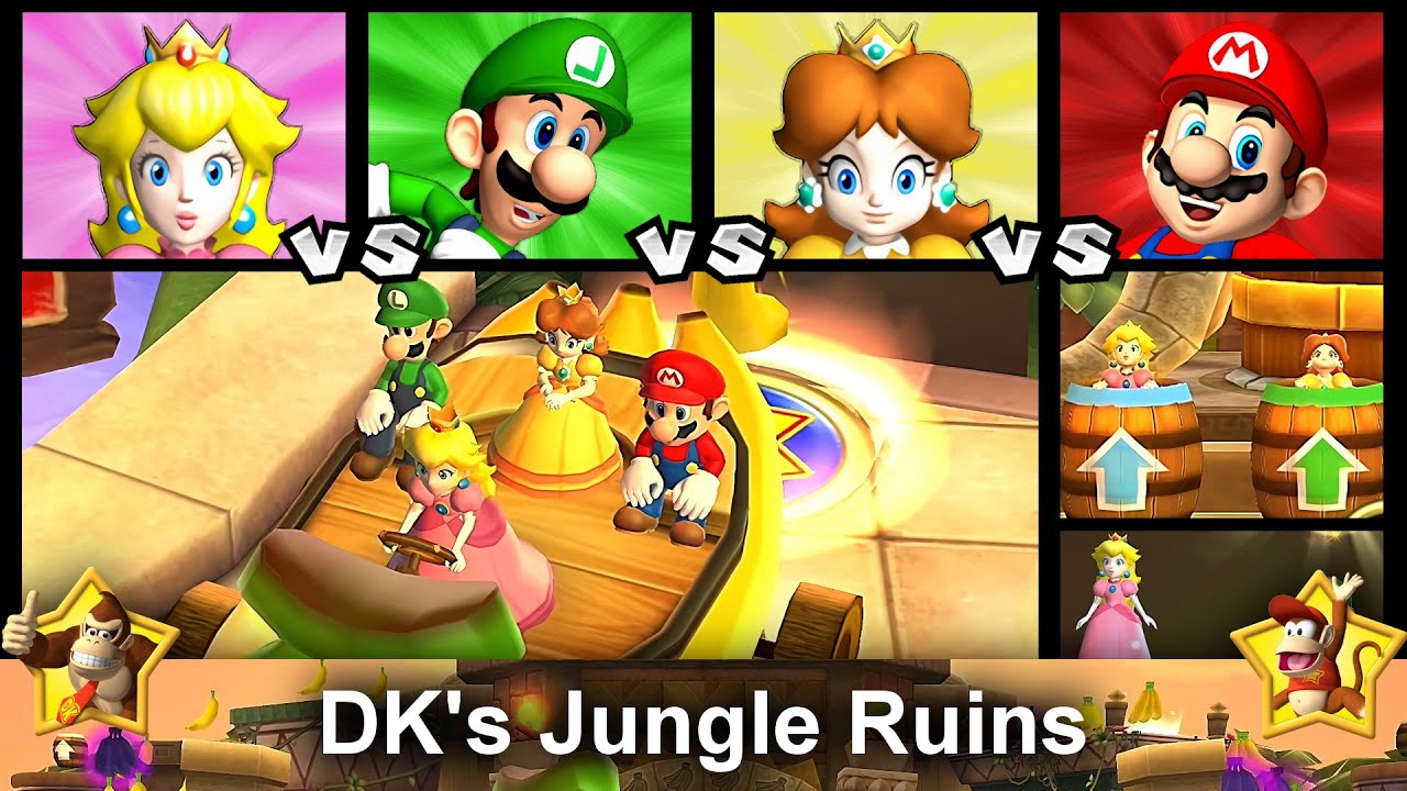 Mario Party 9 DK's Jungle Ruins Peach