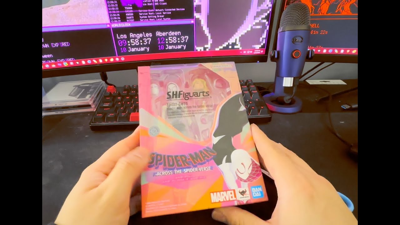 Bandai Across the Spider verse Gwen Figure Unboxing/Review