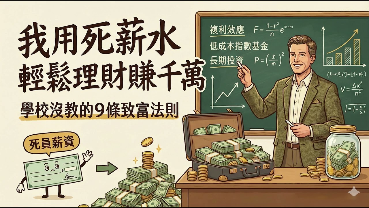 《我用死薪水輕鬆理財賺千萬》：高中老師揭露千萬富翁的真面目