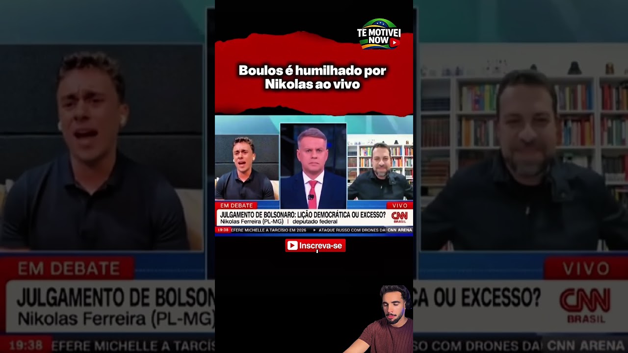 NIKOLAS FERREIRA ACABOU COM BOULOS #politica #noticias #governo #bolsonaro #governo