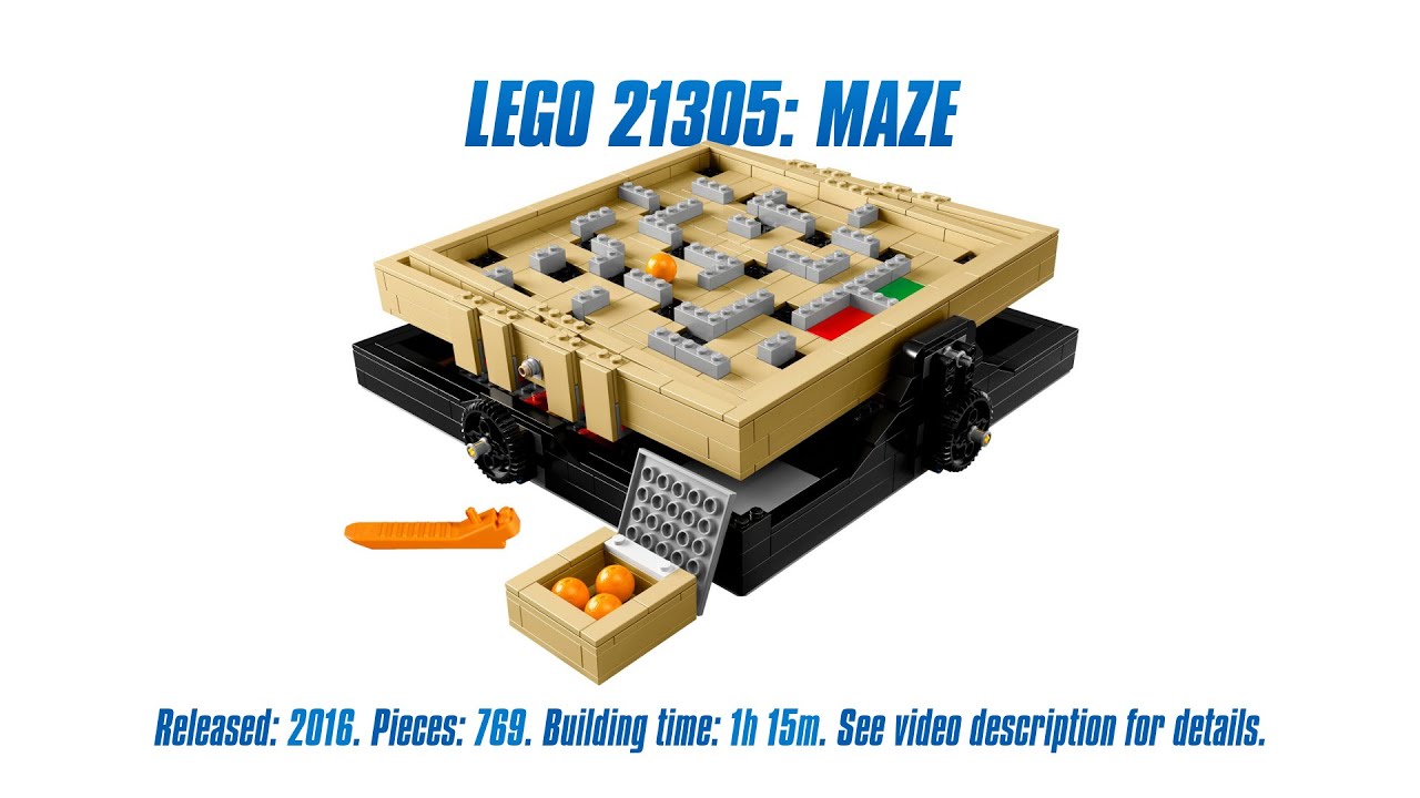 'Lego Ideas 21305: Maze' Unboxing, Speed Build & Review
