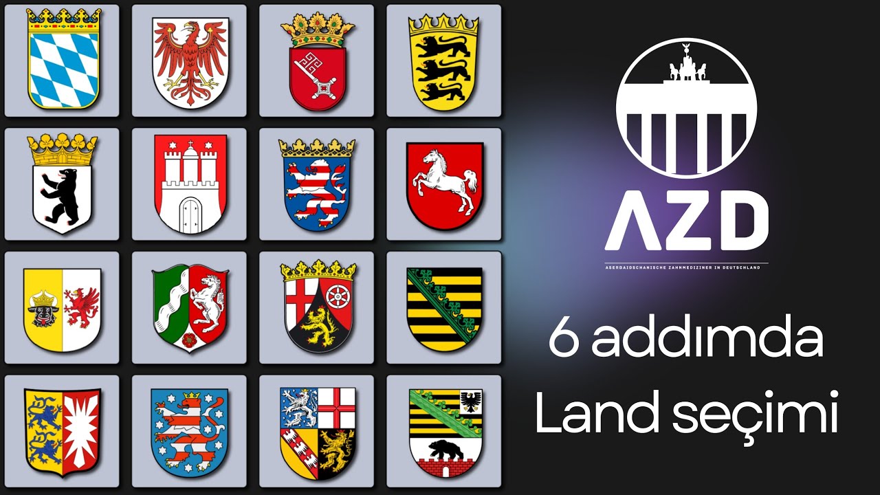 6 addımda LAND seçimi - Almaniyada Stomatologiya