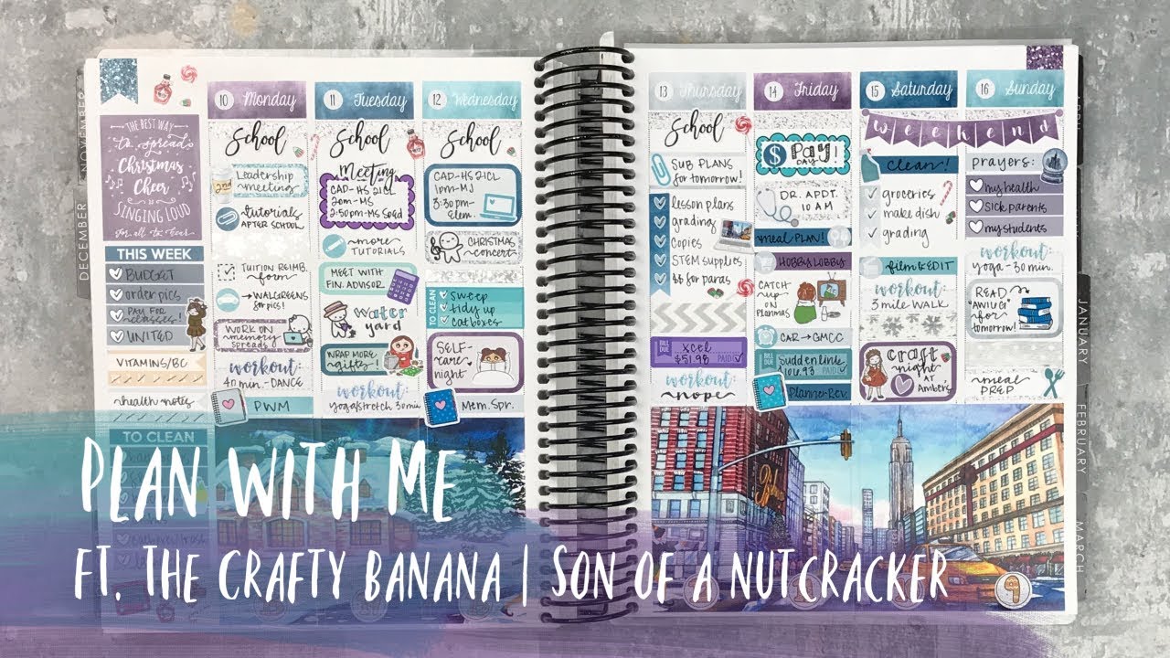 plan with me | ft. the crafty banana | erin condren vertical