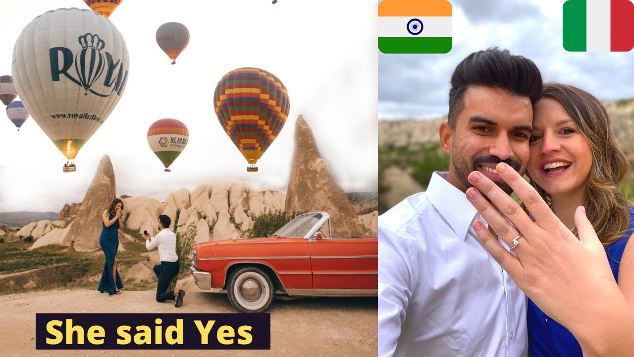 Cutest Surprise Proposal || Indian- Italian