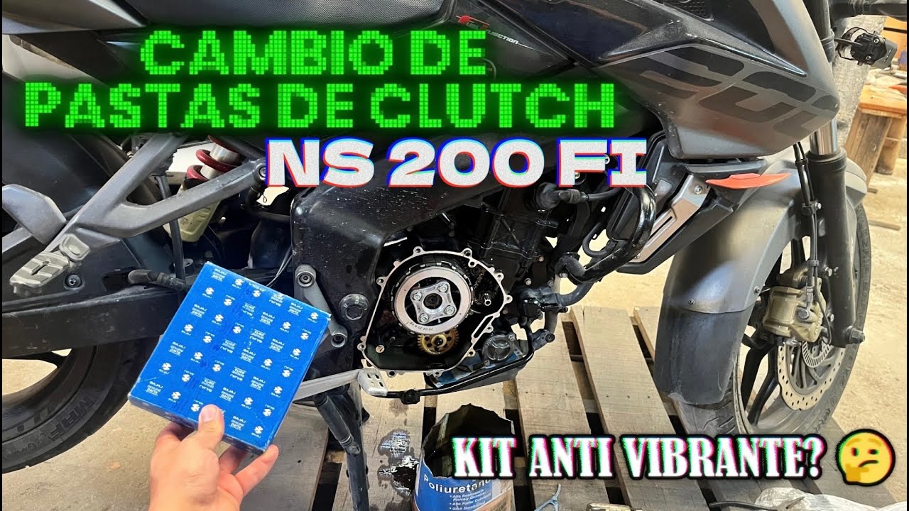 DESCLOCHE MI PULSAR NS200😱 Cambio de Pastas de Clutch😱 Por que se le Cambiaron?🤔🔥 (Rider Rirro Club)