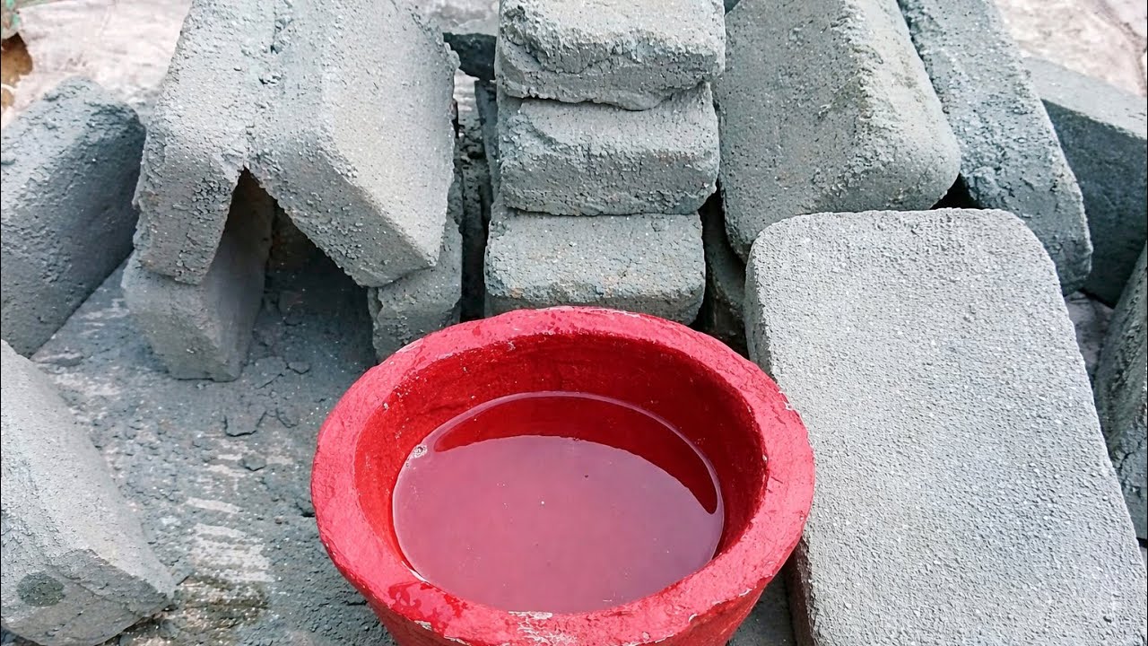NEW💣Dusty Earthy Green Sand Cement Dry Floor & Water Claypot Crumbles #asmr #oddlysatisfying #clay 