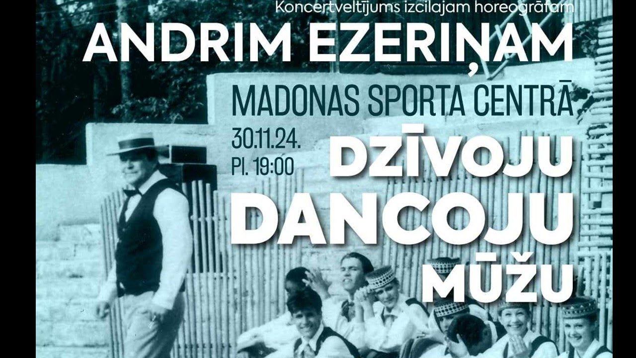 “Dzīvoju dancoju mūžu”. Koncertveltījums Andrim Ezeriņam 30.11.2024.