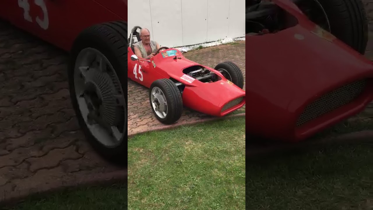 Le moteur 4 cylindres Panhard dans ma monoplace