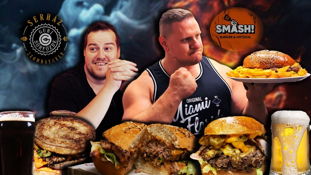 Kaja túra❗Brutális burgereket és söröket kóstoltunk Szombathelyen❗🍔Epres burger ❓🤯