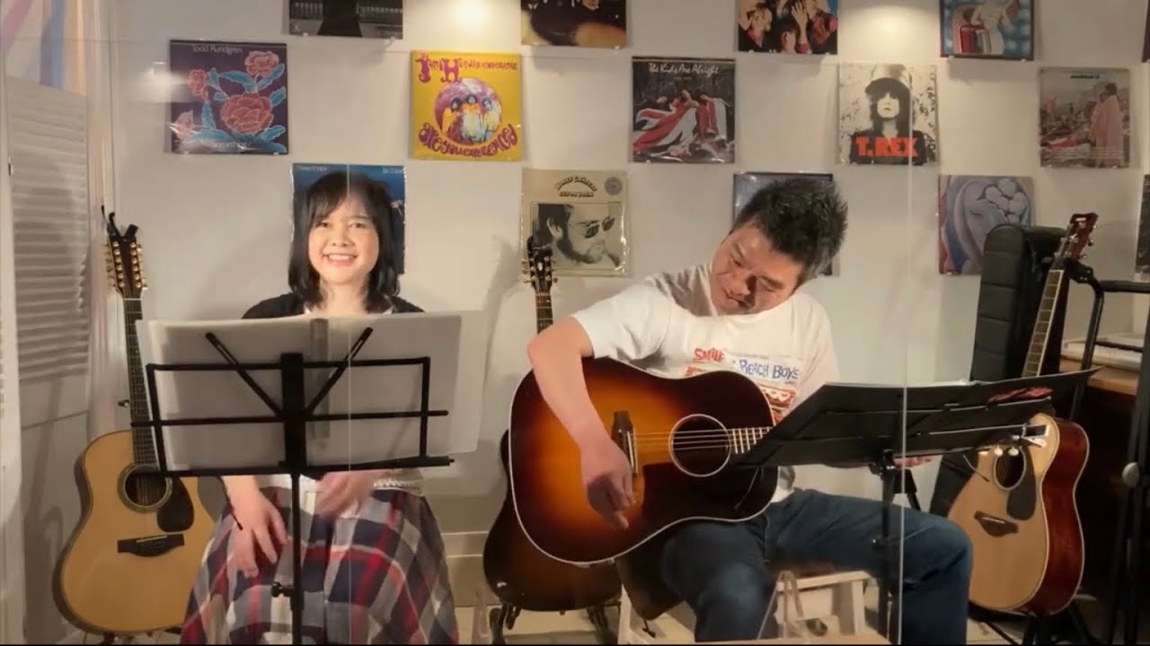 天国にいちばん近い島 原田知世 カバー（Jackpotデュオ グラスオニオン オープンステージ20220521)アコースティックギター、歌