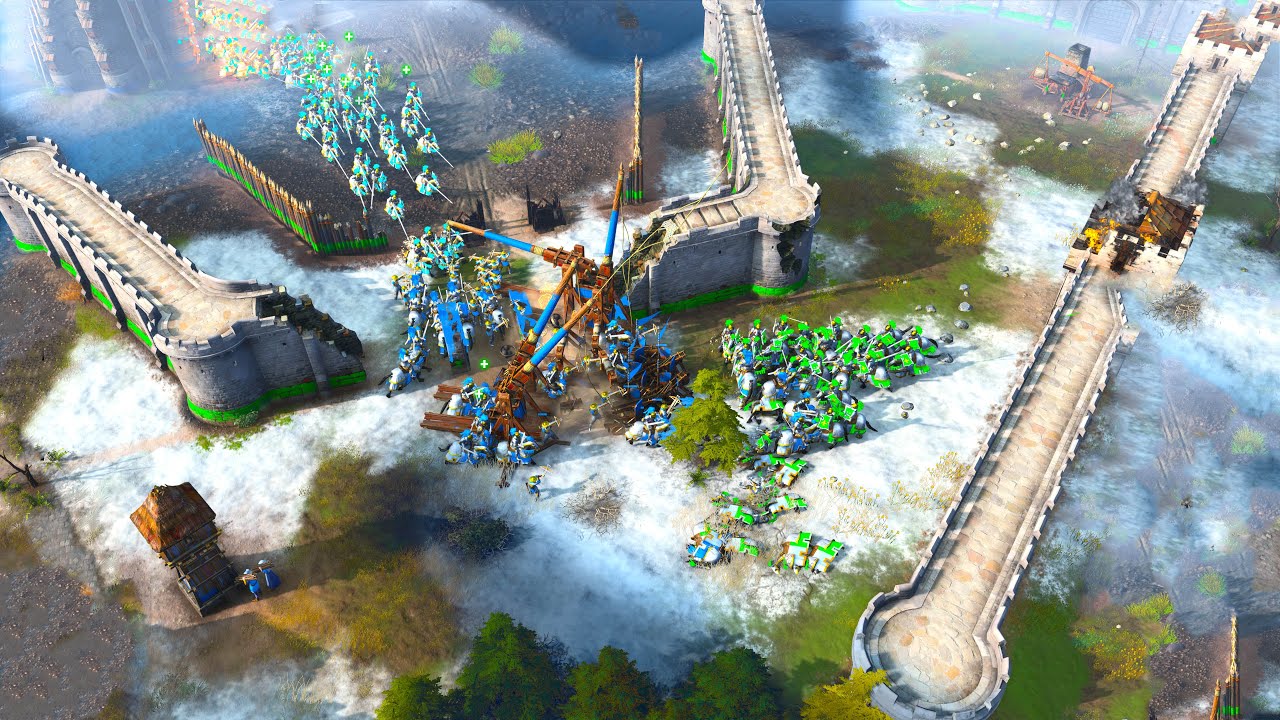 Age of Empires 4 - 2v2v2 THE MIGHT OF THE FRENCH ARMY | Multiplayer Gameplay