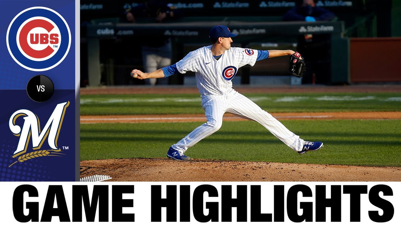 Hendricks tosses shutout to lead Cubs to Opening Day win | Cubs-Brewers Game Highlights 7/24/20