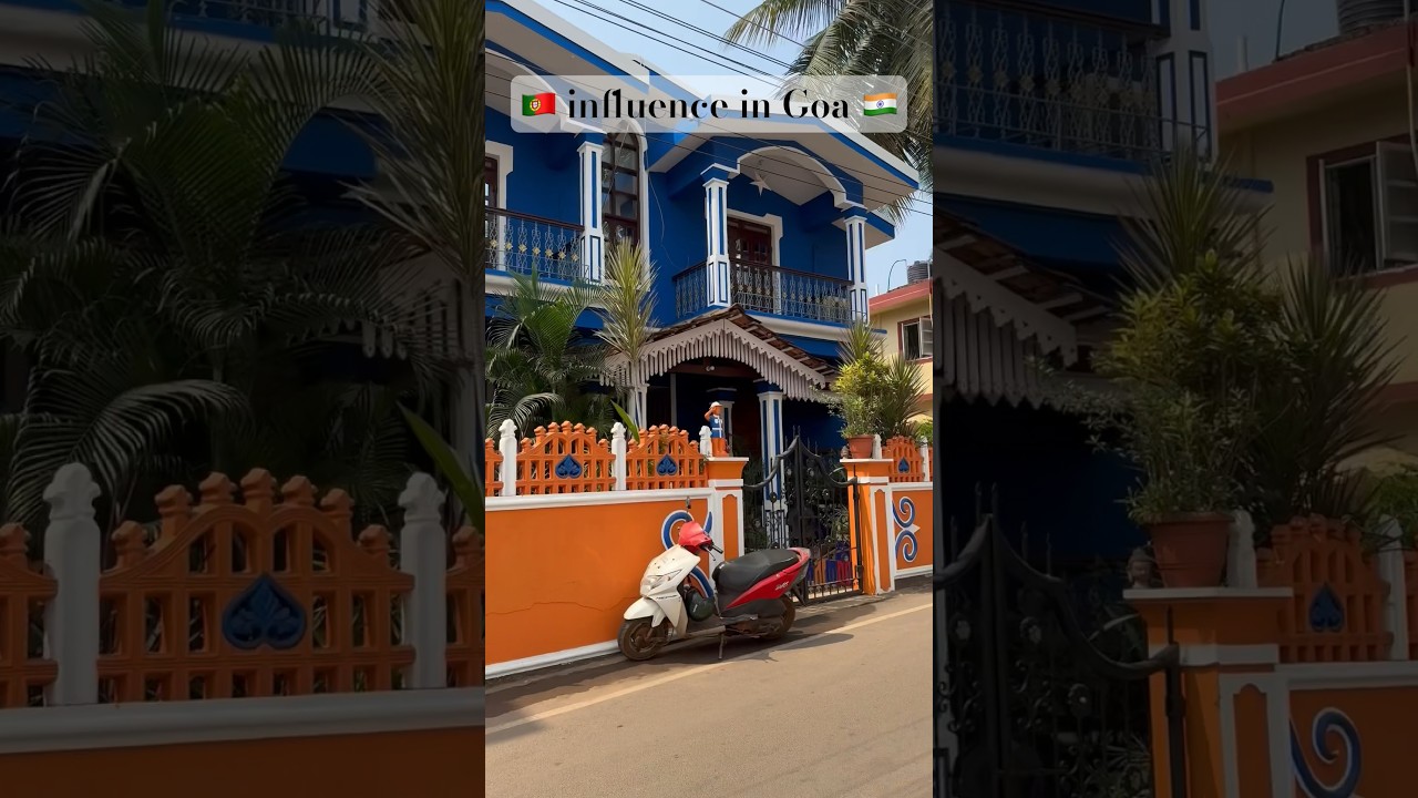 Beautiful homes in Goa 🇵🇹🇮🇳 #india #travel #architecture #building #art #colours #design #home