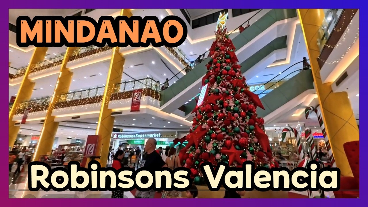 047) Inside Robinsons Place Valencia - Full Walk, Real Mall Atmosphere in Bukidnon